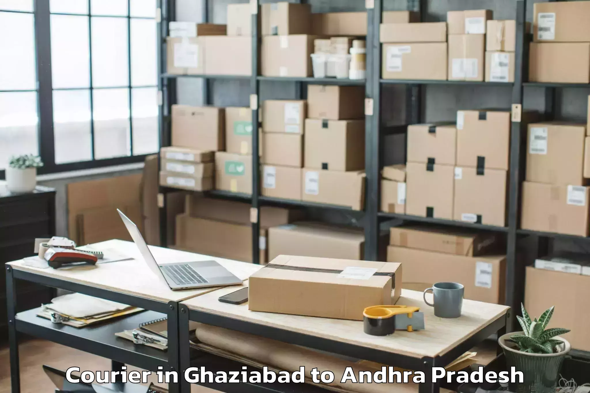 Book Your Ghaziabad to Hanumathunipadu Courier Today